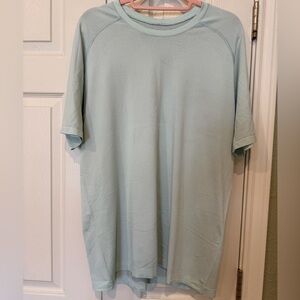 LULULEMON Men’s Vent Tech Short Sleeve Mint Green Workout Shirt Size X-Large